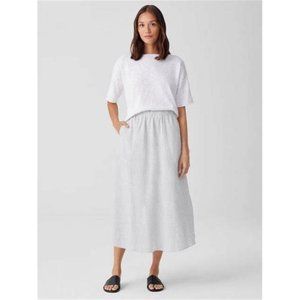 NWOT Eileen Fisher Cotton Ripple Pocket Skirt - 1X